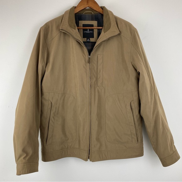 London Fog size Medium Men’s Green Audubon Microfiber Full Zip Jacket - Picture 1 of 10